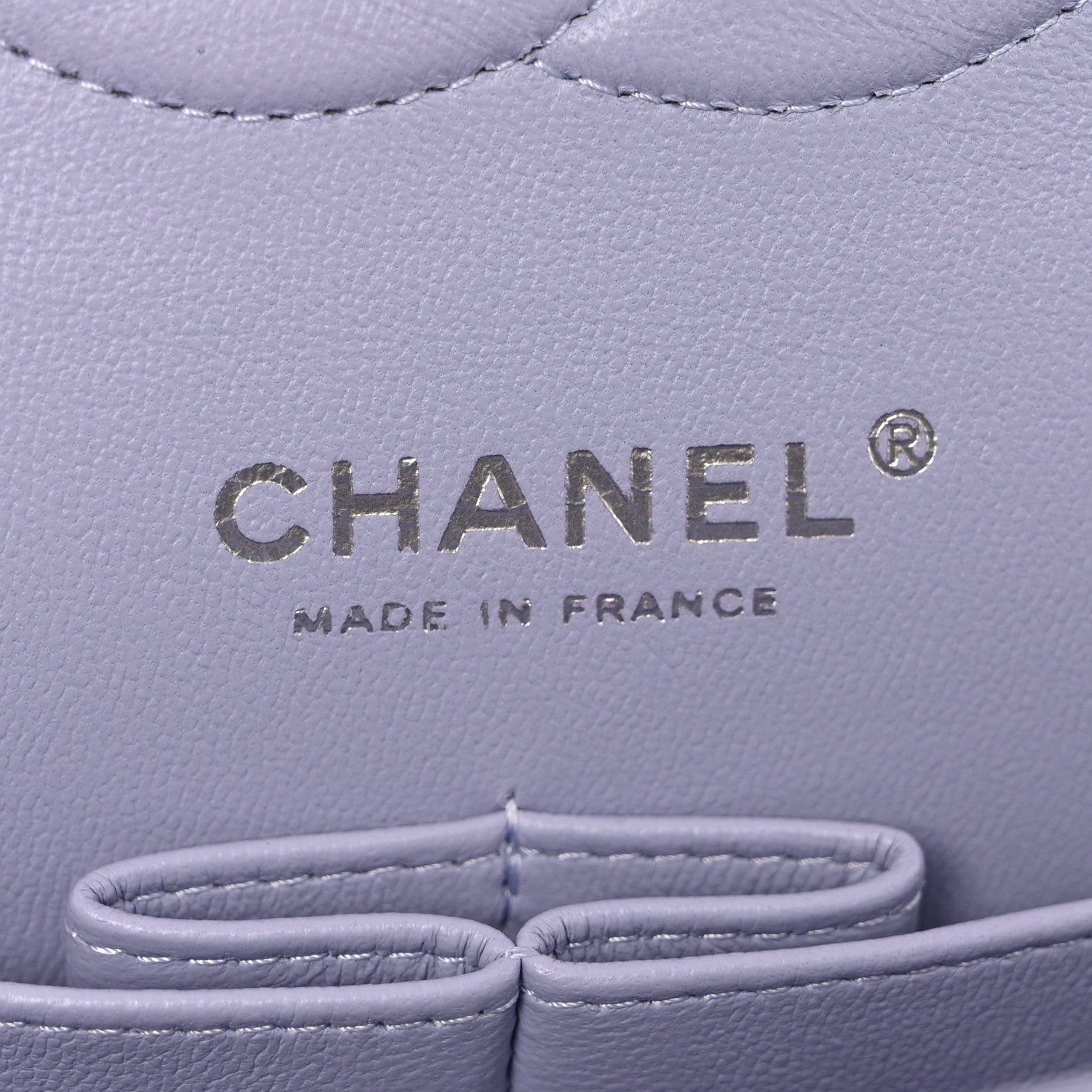 Chanel Caviar Quilted Medium Double Flap Light Purple 6 of 10