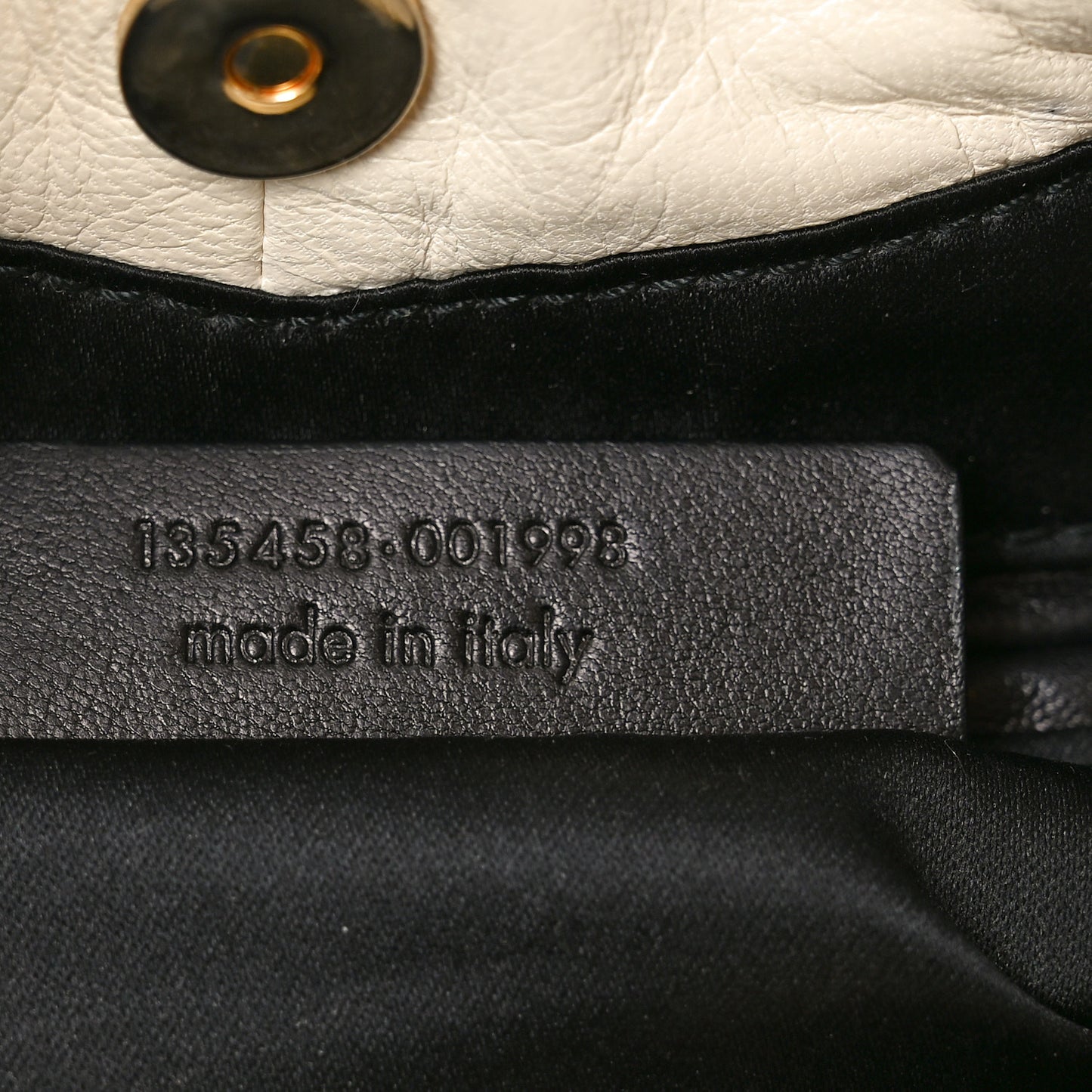 Calfskin Pleated Mombasa Hobo Off White