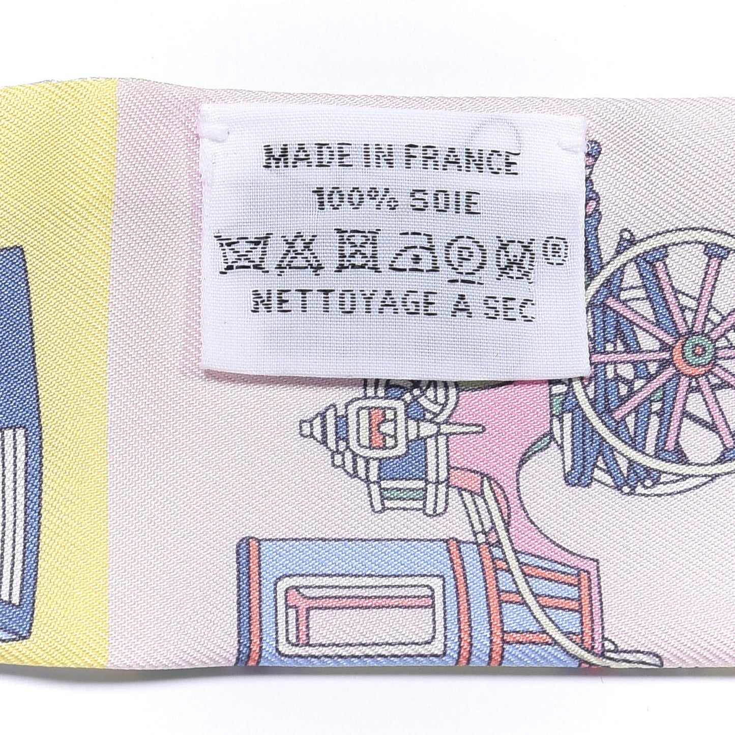 Silk Les Voitures Exquises Twilly Rose Pale Jaune Pale