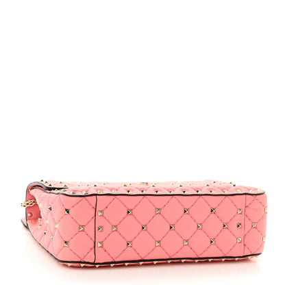 Valentino Garavani Nappa Medium Rockstud Spike Shoulder Bag Paradise Rose 4 of 9