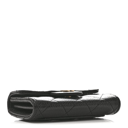 Chanel Caviar Quilted Flap Card Holder Wallet Black 4 of 9
