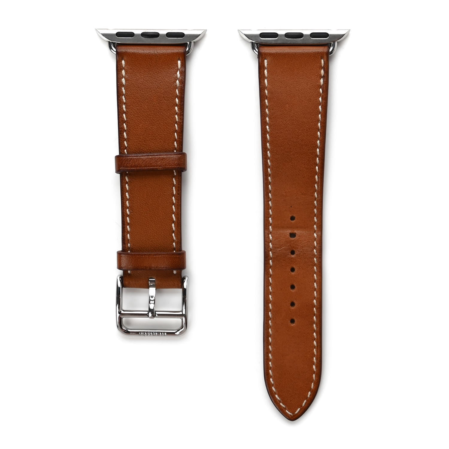 Hermes Barenia Single Tour Apple Watch Strap Fauve 1 of 6