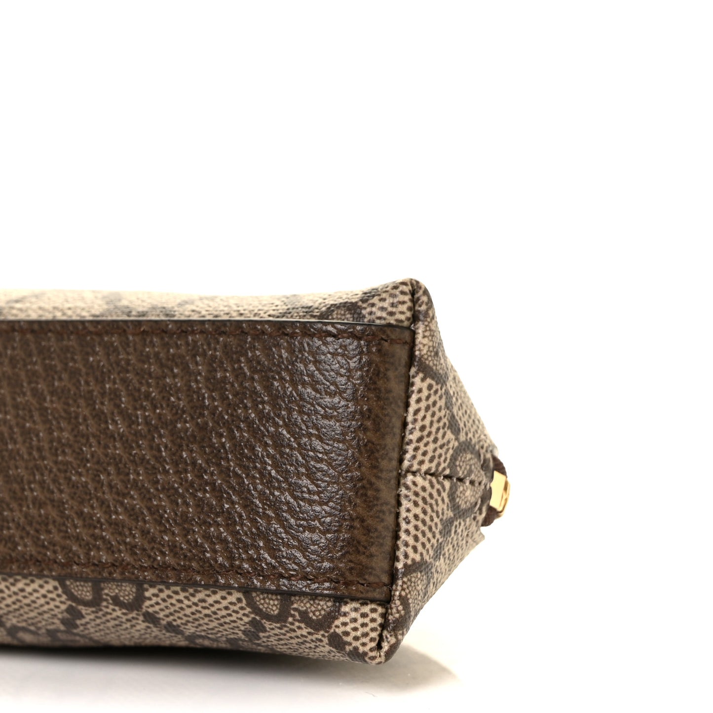 GG Supreme Monogram Cauliflower Pencil Case Beige Ebony