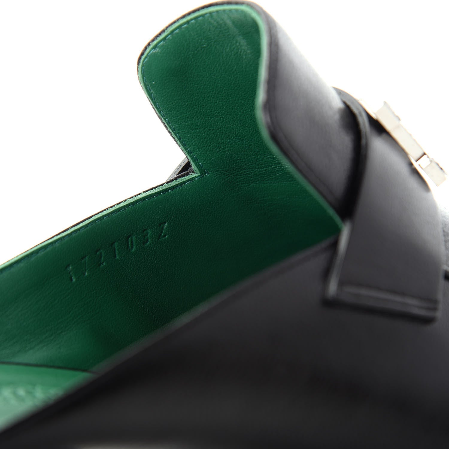 Hermes Goatskin Paradis Mules 39 Black 10 of 11