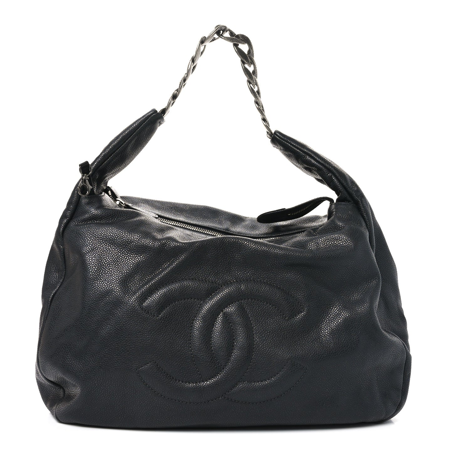 Metallic Caviar 31 Hobo Dark Grey