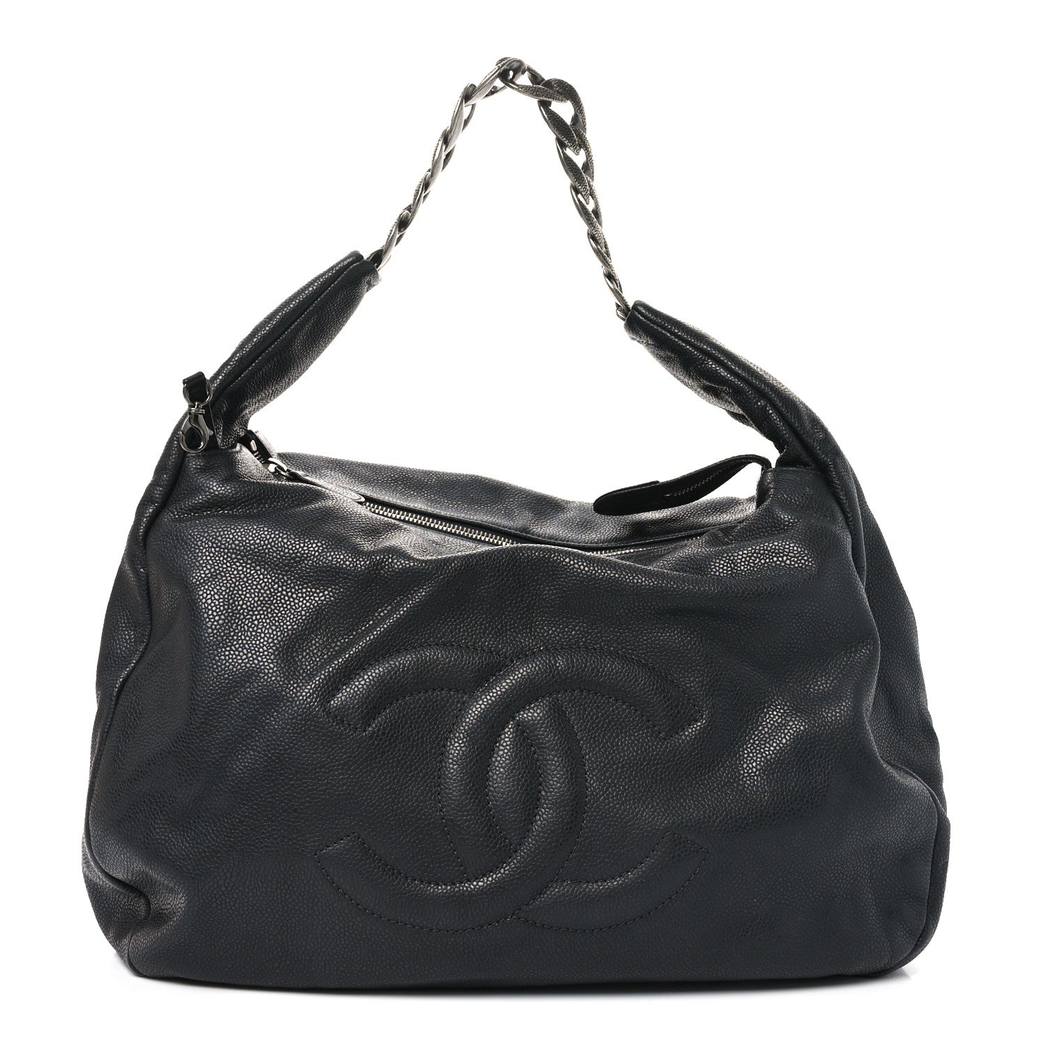 Chanel Metallic Caviar 31 Hobo Dark Grey 1 of 10