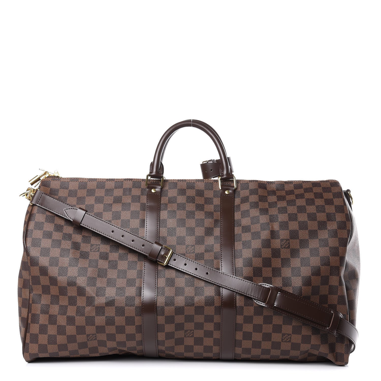 Louis Vuitton Damier Ebene Keepall Bandouliere 55 1 of 8