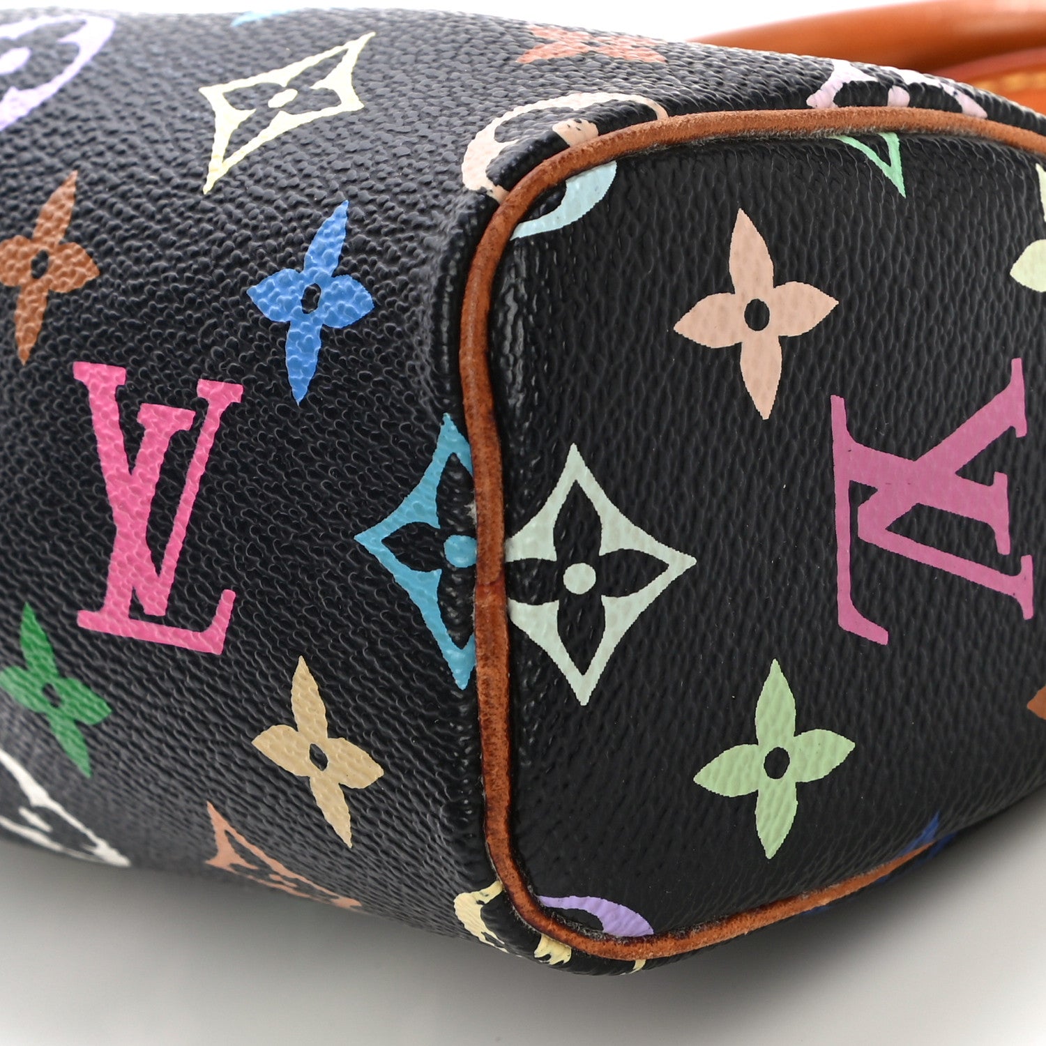 Louis Vuitton Monogram Multicolor Mini Sac HL Speedy Black 8 of 11