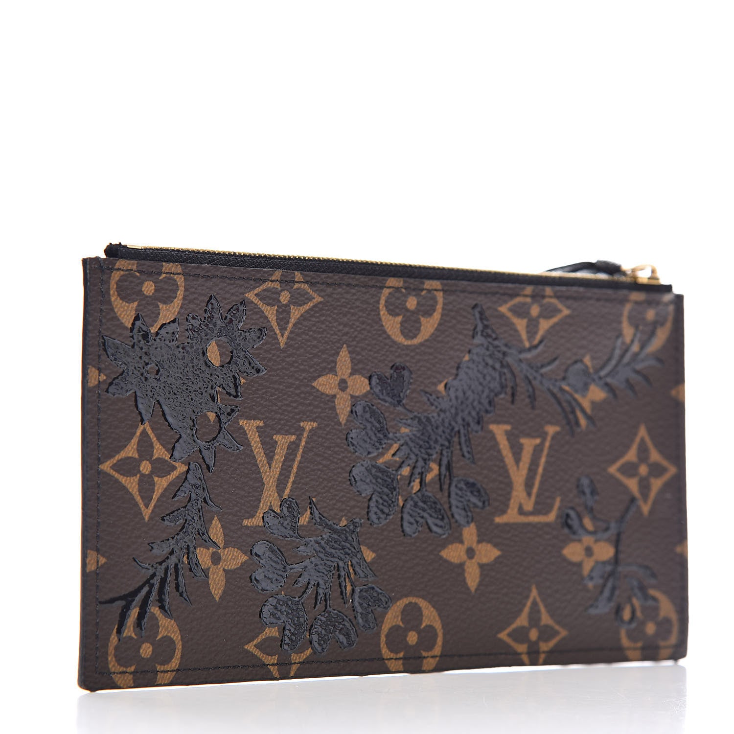 Louis Vuitton Monogram Blossom Felicie Chain Wallet Zippered Insert 3 of 6
