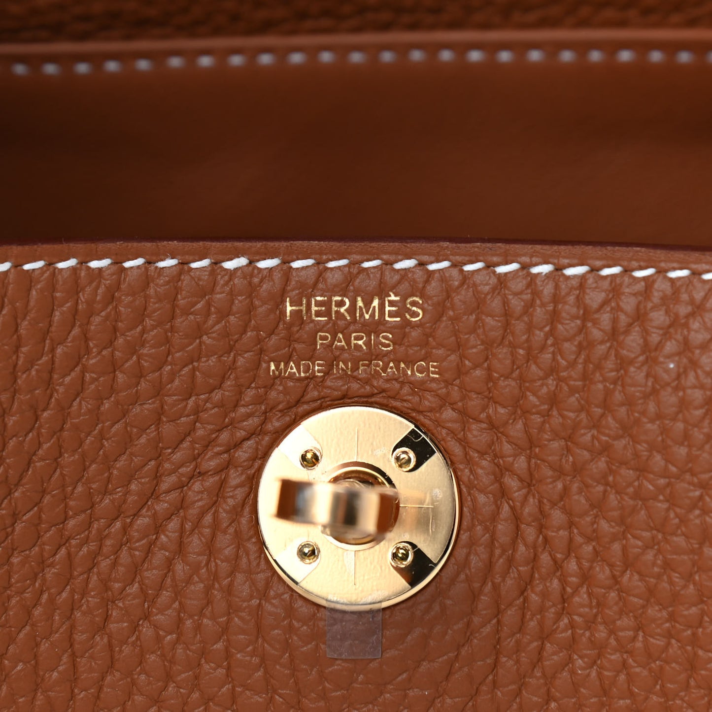 Taurillon Clemence Mini Lindy 20 Gold