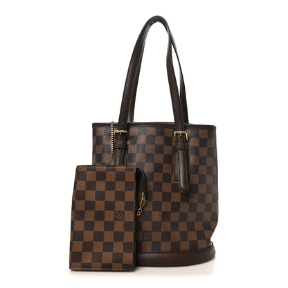 Louis Vuitton Damier Ebene Marais Bucket 23 3 of 10