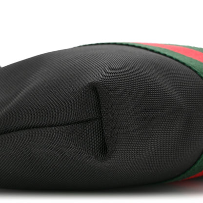 Gucci Techno Canvas Web Messenger Bag Black 10 of 11