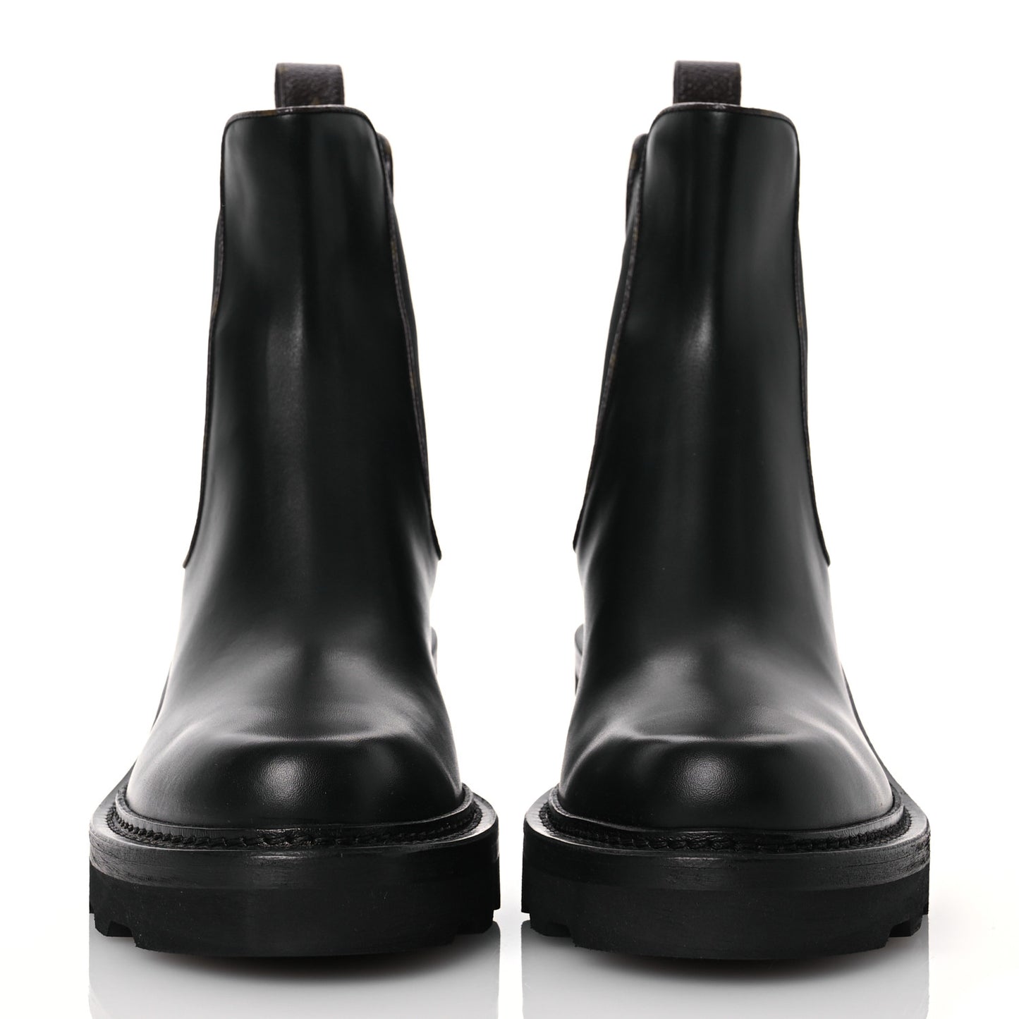 Calfskin Monogram Beaubourg Ankle Boots 39.5 Black