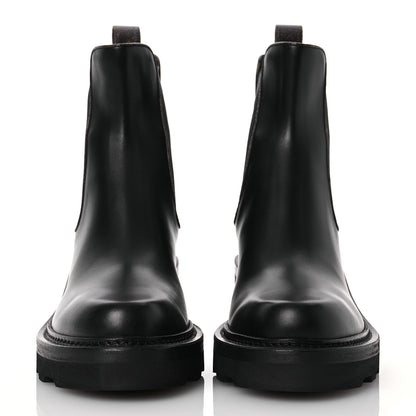 Louis Vuitton Calfskin Monogram Beaubourg Ankle Boots 39.5 Black 2 of 9