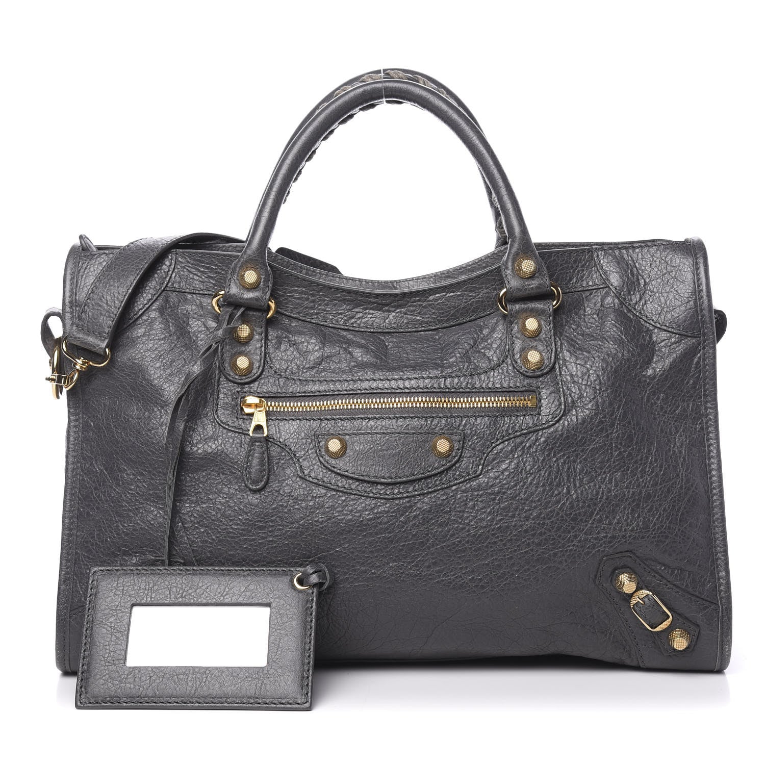 Balenciaga Agneau Giant 12 Gold Hardware City Gris Tarmac 1 of 14