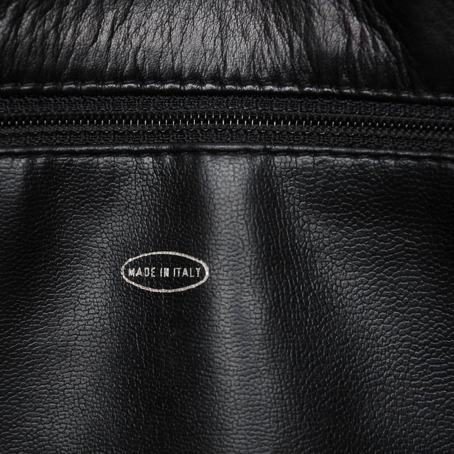 Lambskin Shopping Tote Navy