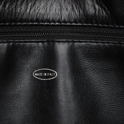 Chanel Lambskin Shopping Tote Navy 7 of 10