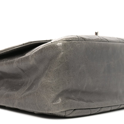 Chanel Glazed Calfskin Quilted Large CC Delivery Tote Grey 9 of 10