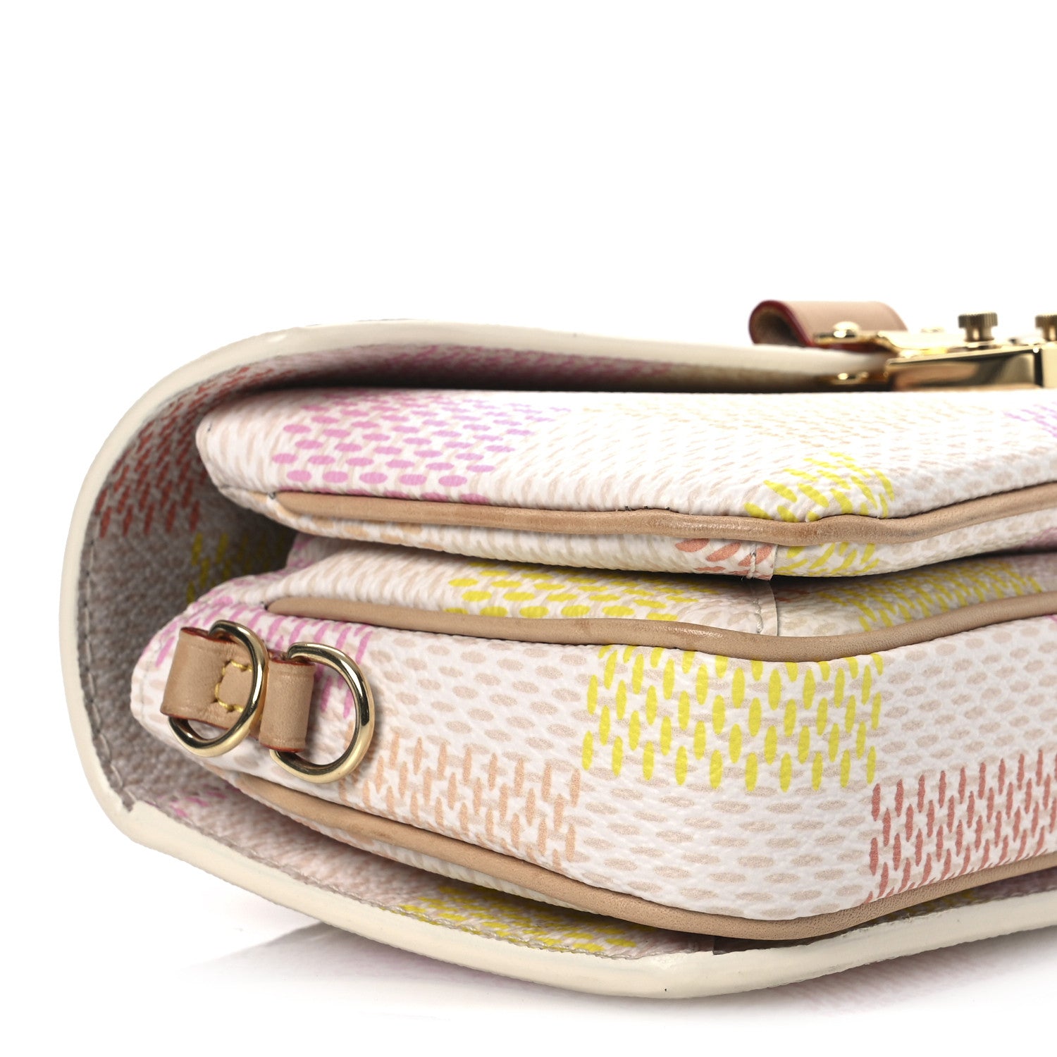 Louis Vuitton Damier Giant Pochette Metis East West Peach 8 of 13