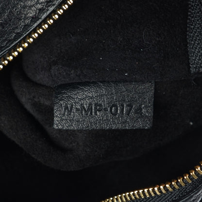 Celine Crisped Calfskin Mini Tie Tote Black 7 of 8