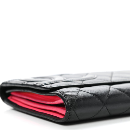 Chanel Calfskin Quilted Cambon Flap Wallet Black 8 of 13