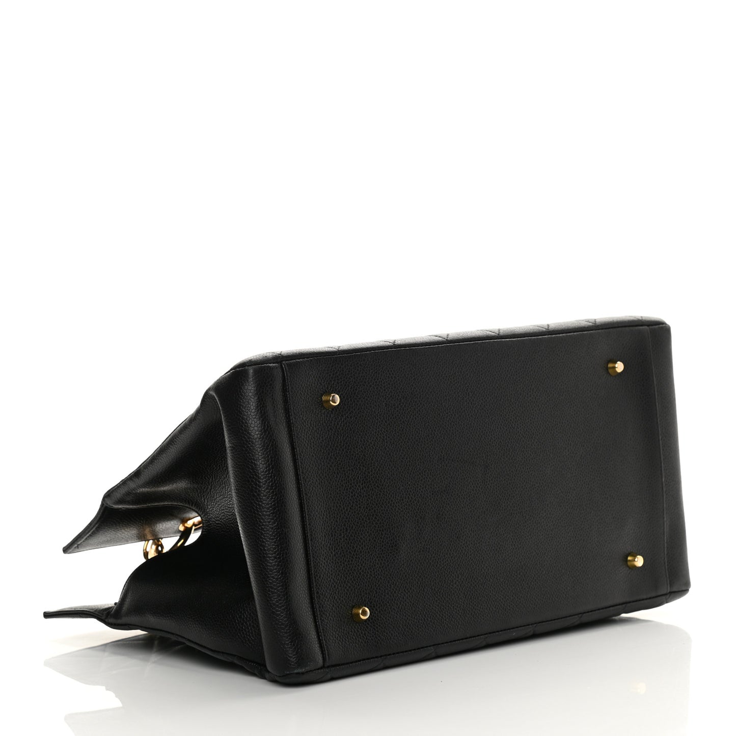 Caviar Quilted Timeless CC Tote Black