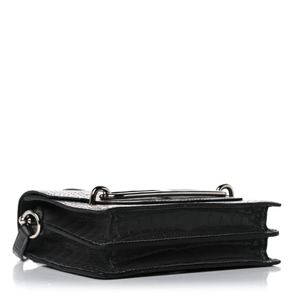 Hermes Matte Alligator Mini Sac Roulis Graphite 4 of 14