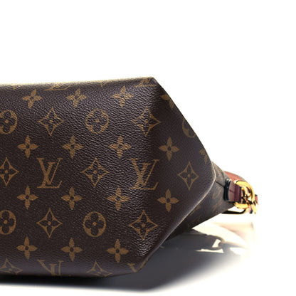 Louis Vuitton Monogram Beaubourg Hobo Mini Bordeaux Red Peach Safran Blue Jean Blue 8 of 10
