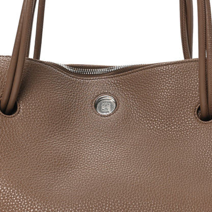 Loewe Supple Grained Calfskin Large Madrid Bag  Taupe 7 of 9