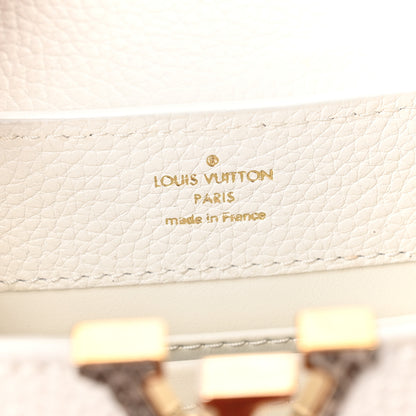 Louis Vuitton Taurillon Ayers Capucines Mini White Snow White 6 of 10