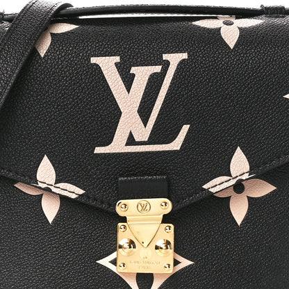 Louis Vuitton Empreinte Monogram Giant Pochette Metis Black Beige 9 of 11