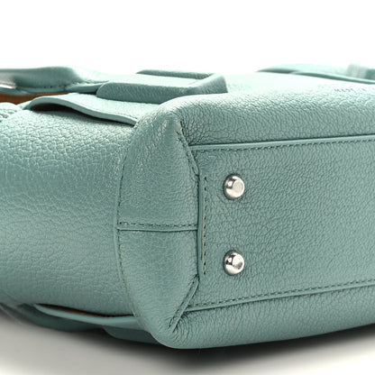 Bottega Veneta Grained Calfskin Maxi Intrecciato Arco 33 Blue 6 of 8