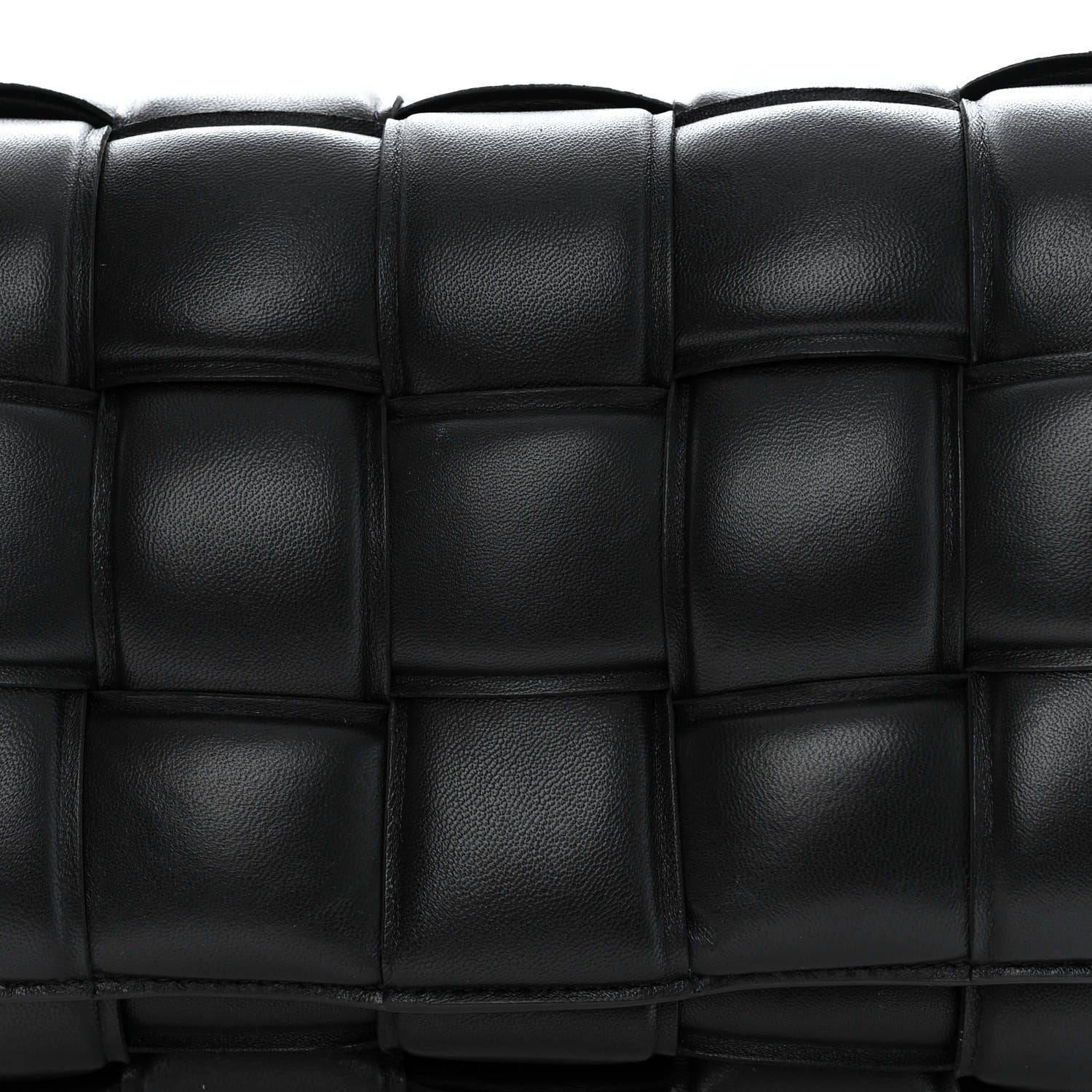 Bottega Veneta Nappa Maxi Intreccio Padded Cassette Crossbody Bag Black 7 of 15