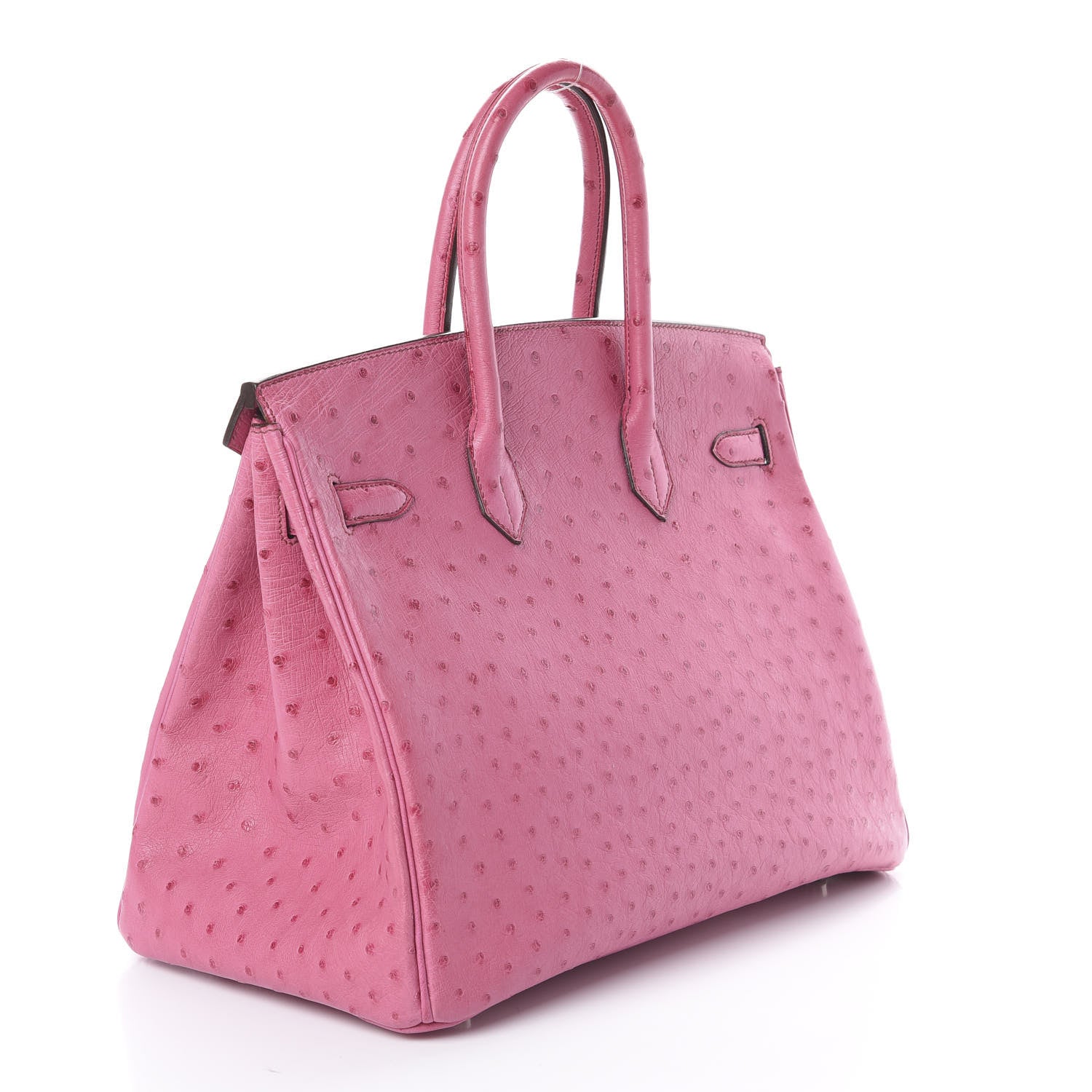 Hermes Ostrich Birkin 35 Fuchsia 2 of 8