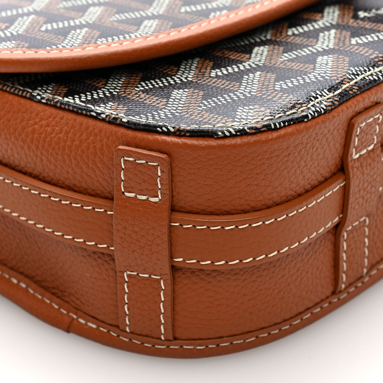 Goyard Goyardine Belvedere II PM Messenger Bag Black Gold 8 of 9