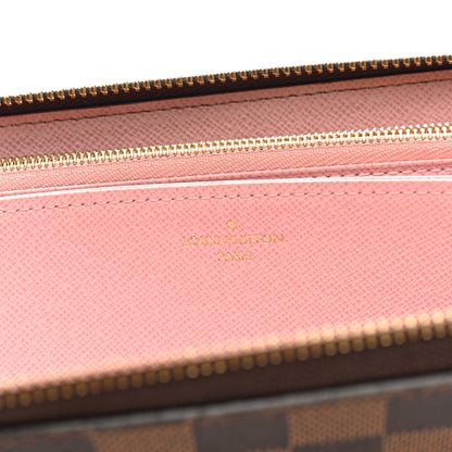 Louis Vuitton Damier Ebene Zippy Wallet Rose Ballerine 6 of 6