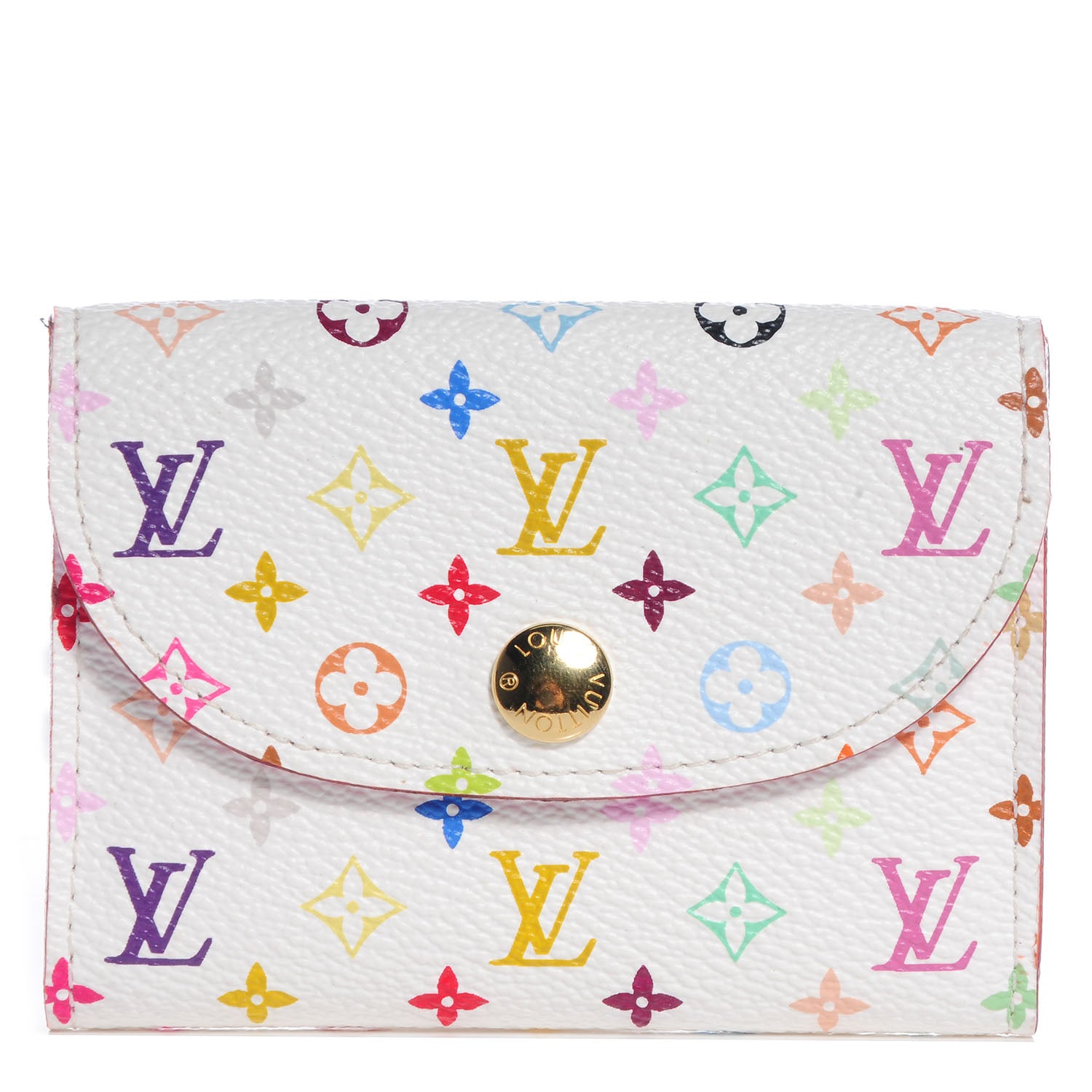 Louis Vuitton Monogram Multicolor Business Card Holder White 1 of 7