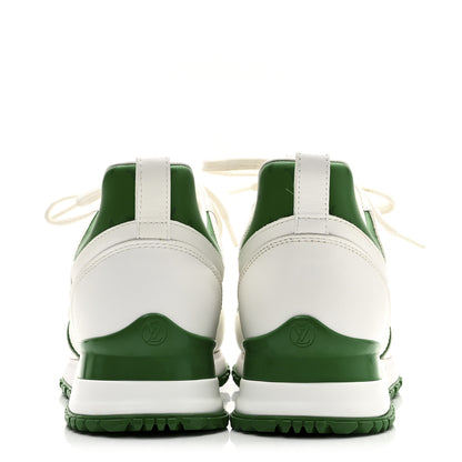 Louis Vuitton Calfskin Monogram Run Away Sneakers 37 White Green 6 of 12