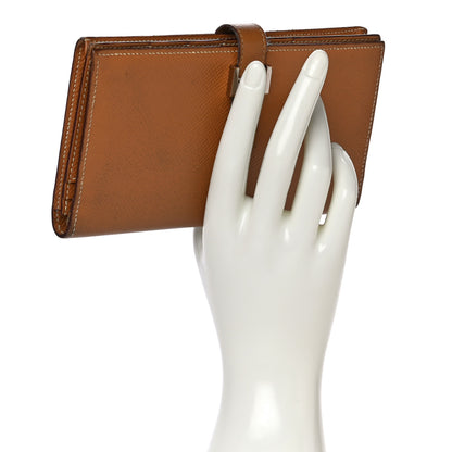 Hermes Epsom Bearn Gusset Wallet Gold 2 of 27