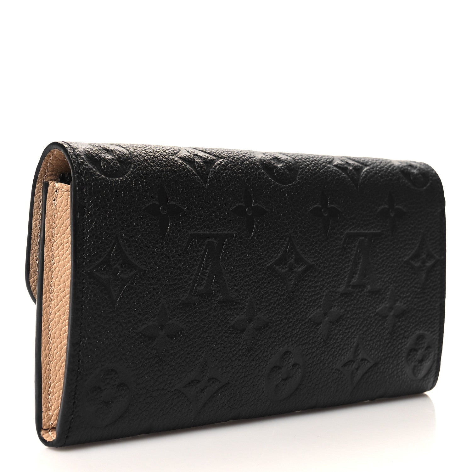 Louis Vuitton LOUIS VUITTON Empreinte Emilie Wallet Black Dune 3 of 7