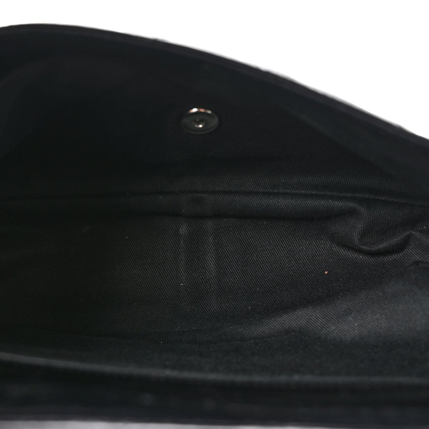 Glazed Calfskin Quilted Small CC Delivery Tote Black