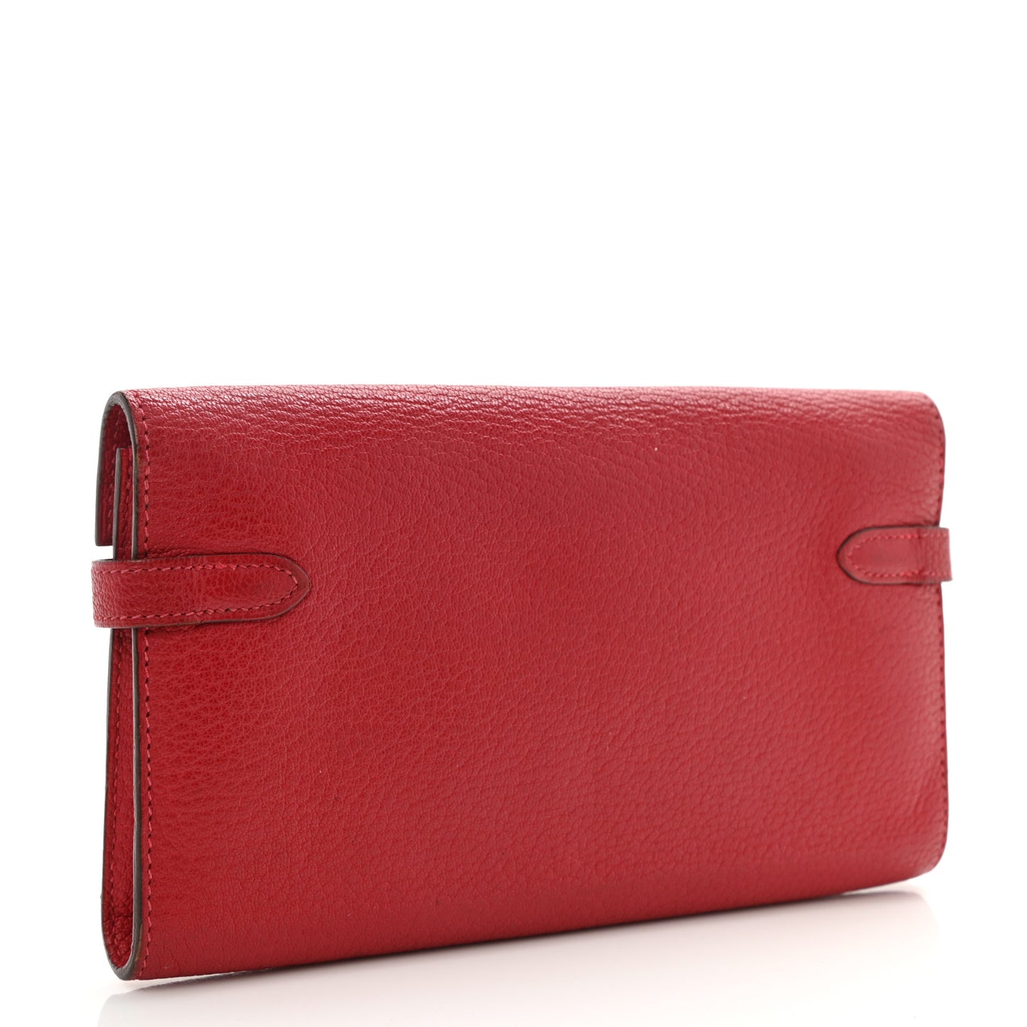 Chevre Mysore Kelly Longue Wallet Rouge Casaque