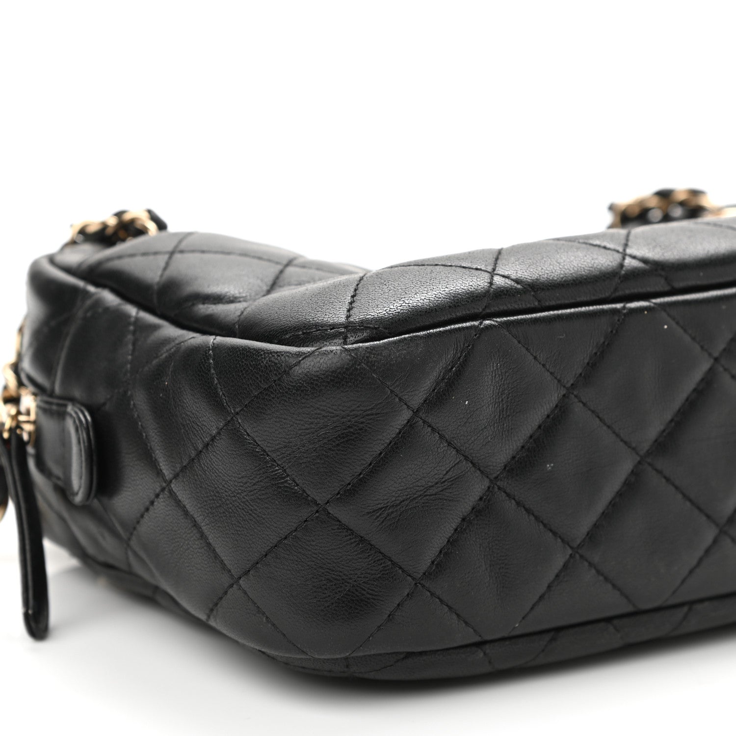 Chanel Lambskin Quilted Camera Bag Black 5 of 12