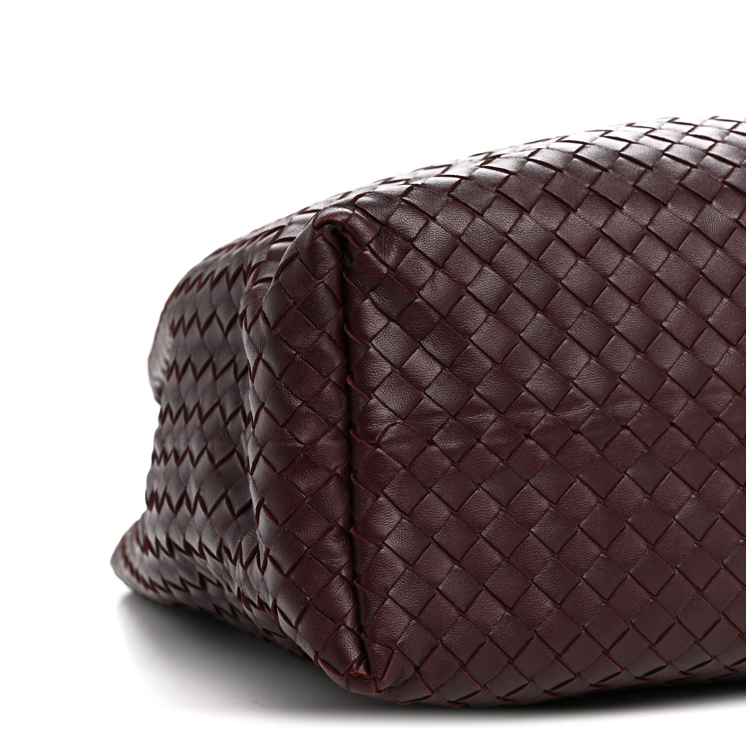 Bottega Veneta Nappa Intrecciato Bella Tote Aubergine 8 of 9