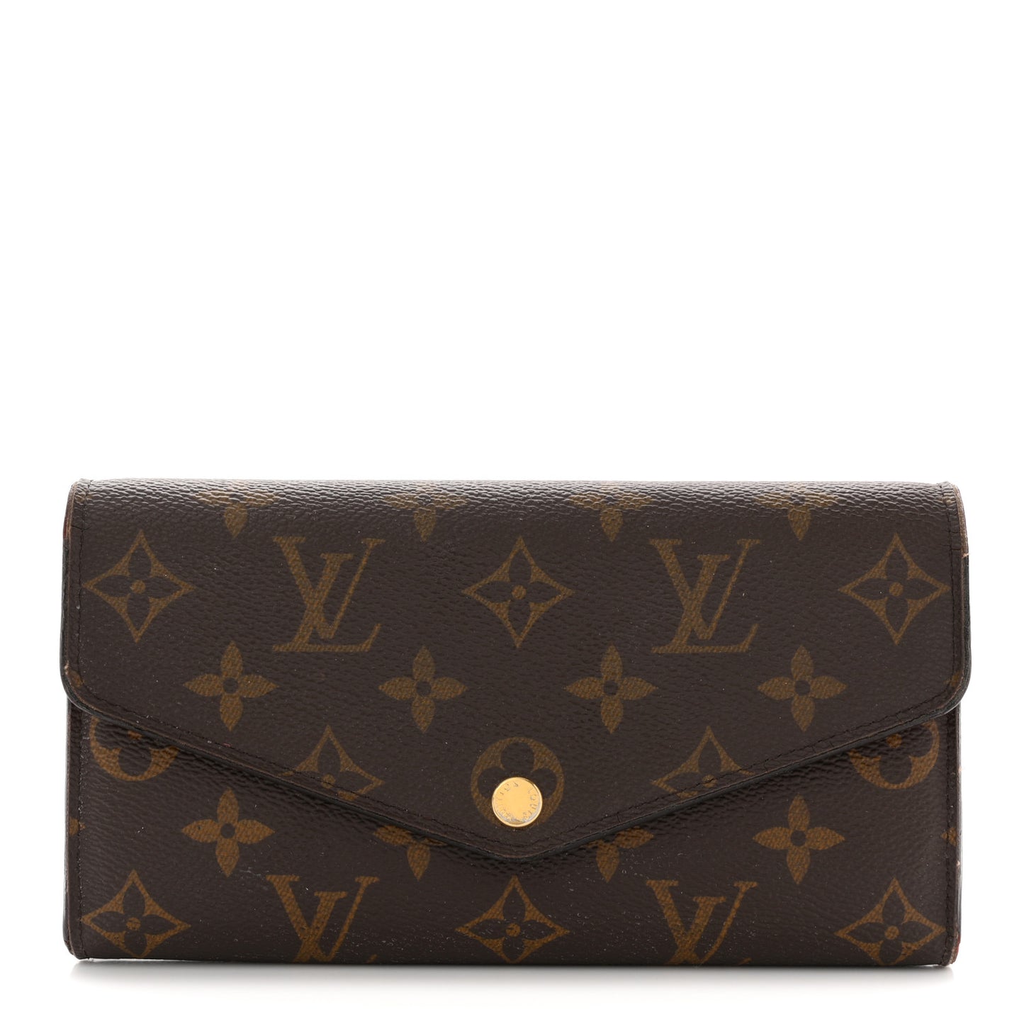 Monogram Sarah Wallet NM Coquelicot