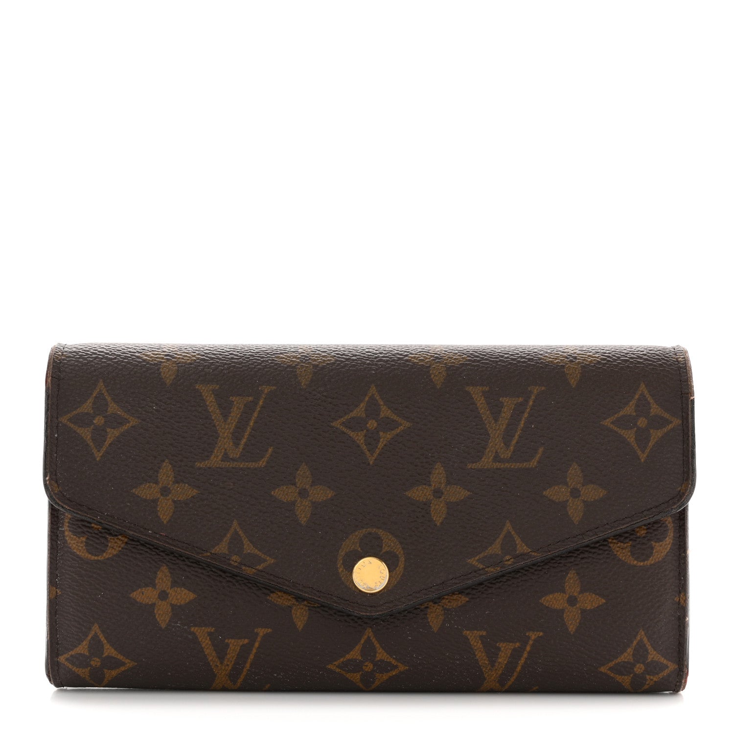 Louis Vuitton Monogram Sarah Wallet NM Coquelicot 1 of 8