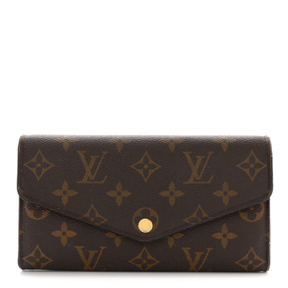 Louis Vuitton Monogram Sarah Wallet NM Coquelicot 1 of 8