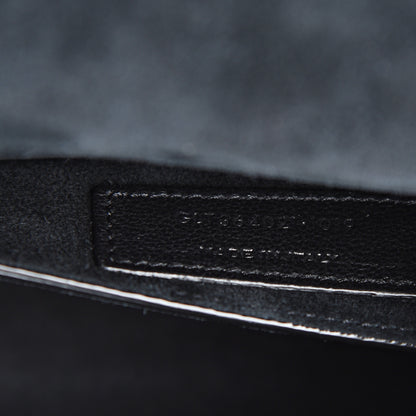 Saint Laurent Grain De Poudre Medium Classic Monogram Kate Satchel Black 6 of 10