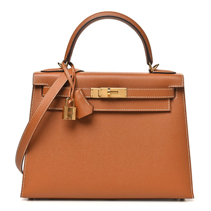 Hermes Epsom Kelly Sellier 28 Gold 1 of 11