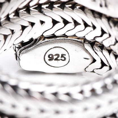 John Hardy Sterling Silver Macan Coil Ring 57 8 6 of 6
